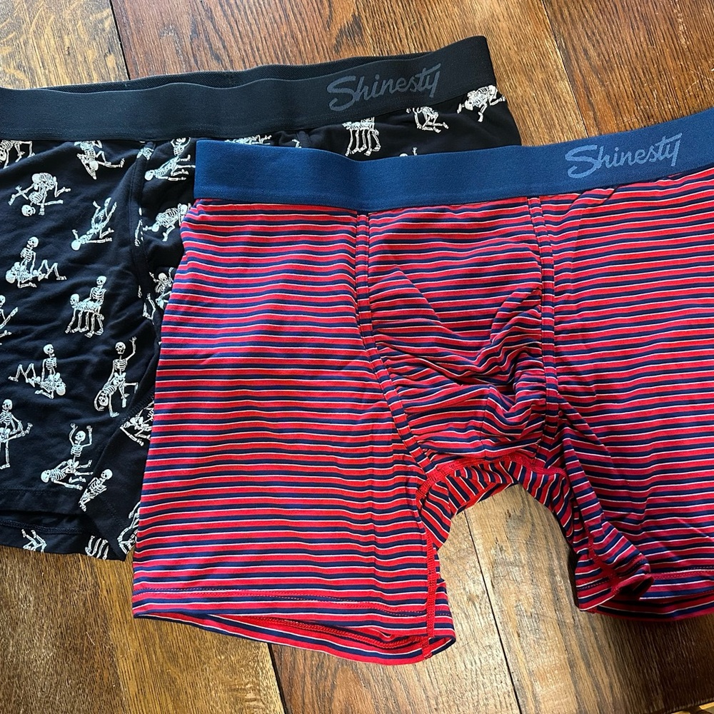 2 pairs Shinesty Boxer Briefs size L